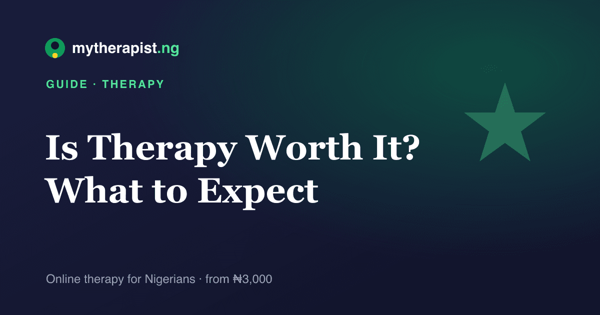 An illustration representing the value of therapy and what to expect — Mytherapist.ng